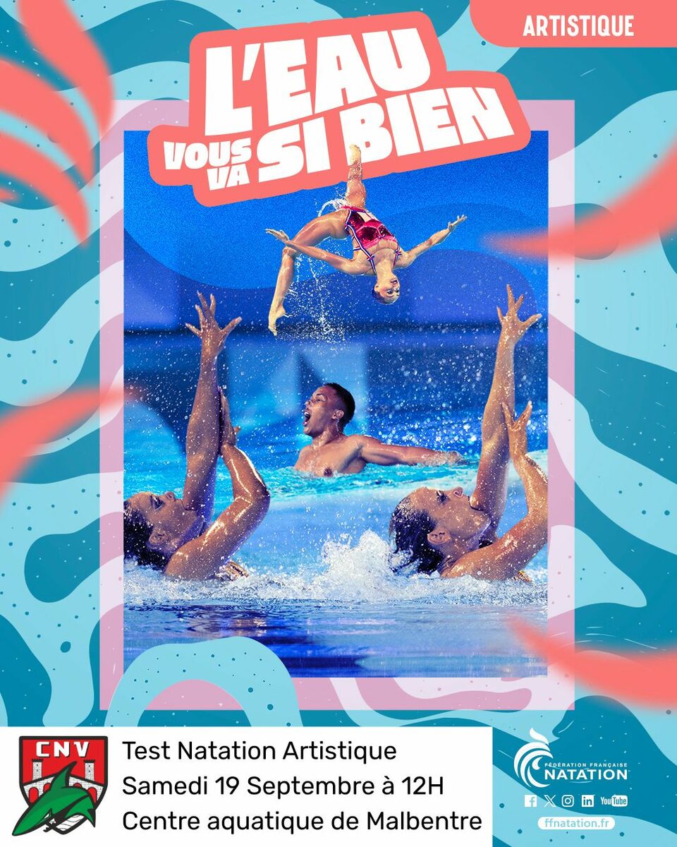 Nouvelle saison 2026/2027 Test Natation Artistique