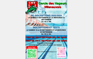 Inscription rentrée 2023-2024