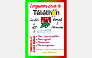 Longueurs pour le Téléthon 
