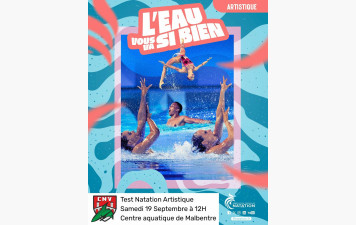 Nouvelle saison 2026/2027 Test Natation Artistique